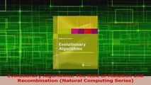 PDF Download  Evolutionary Algorithms The Role of Mutation and Recombination Natural Computing Series Read Full Ebook