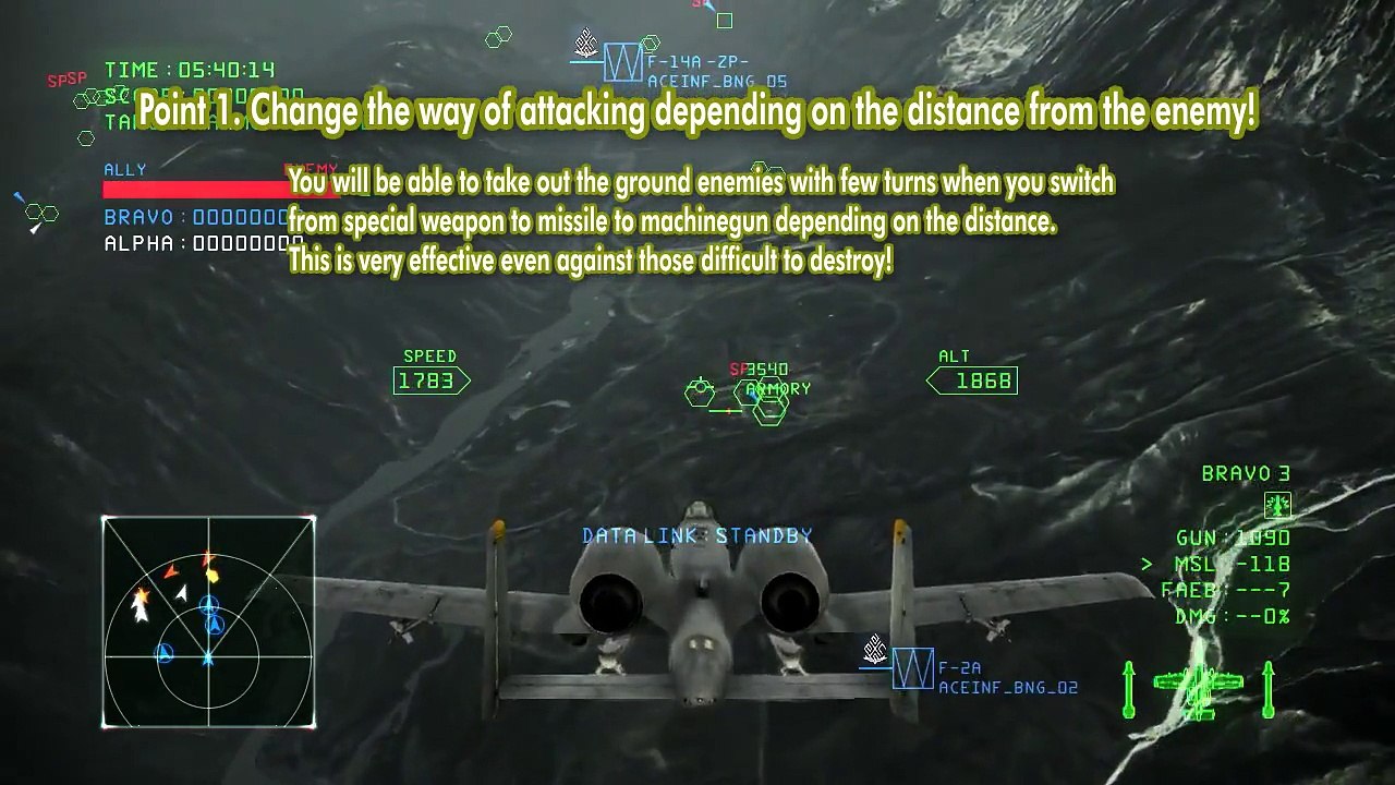 Ace Combat Infinity - Weapons Based Co-op Mission Trailer