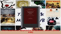 PDF Download  The Panarion of Epiphanius of Salamis Book I Sects 146 PDF Online