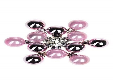 Купил отличный подарок на все случаи жизни - Набор шаров елочных Набор шаров елочных, 12-предм., Д=2.5см, пласт., св.-розовый в г. Набережные Челны