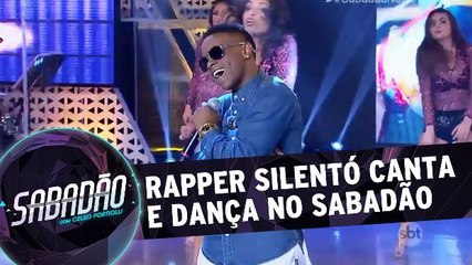 Rapper Silentó canta e dança no sabadão