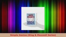PDF Download  Simple Genius King  Maxwell Series Download Full Ebook