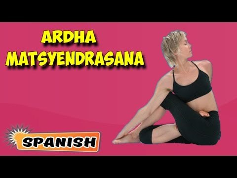Ardha Matsyendrasana | Yoga para principiantes | Yoga For Stress Relief | About Yoga in Spanish
