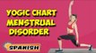 Yoga para Trastornos Menstruales | Yoga For Menstrual Disorders | Benefits Chart of Asana in Spanish