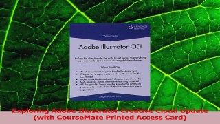 Download  Exploring Adobe Illustrator Creative Cloud Update with CourseMate Printed Access Card PDF Free