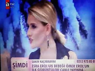 Esra Erol'un bebeği canlı yayında