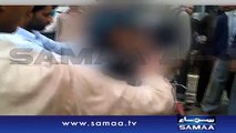Motorbike thief got public beating after he was caught red-handed in Lahore