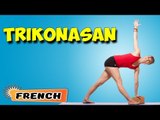Trikonasana | Yoga pour les débutants complets | Yoga For Slimming & Tips | About Yoga in French