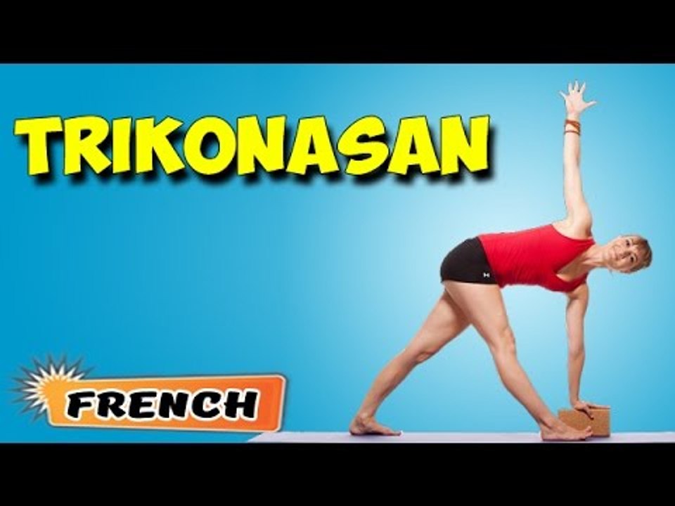 Trikonasana | Yoga pour les débutants complets | Yoga For Slimming & Tips | About Yoga in French