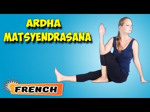 Ardha Matsyendrasana | Yoga pour les débutants complets | Yoga For Diabetes | About Yoga in French