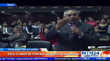 En medio de abucheos Pedro Carreño anuncia que no darán credenciales a diputados venezolanos impugnados