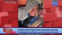 María Fernanda Pérez nuevamente enamorada, el futbolista Joao Rojas es el dueño de su corazón