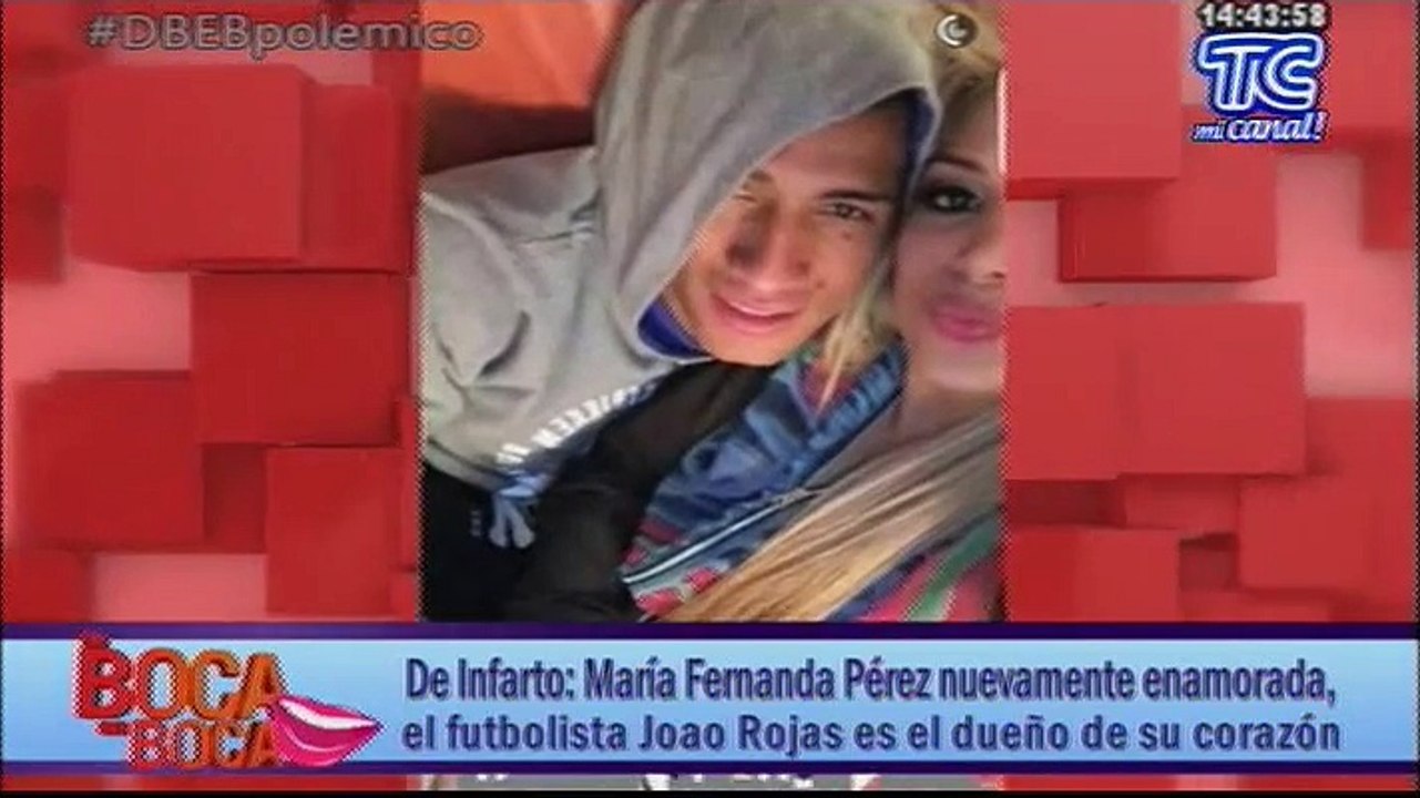 María Fernanda Pérez nuevamente enamorada, el futbolista Joao Rojas es el dueño de su corazón