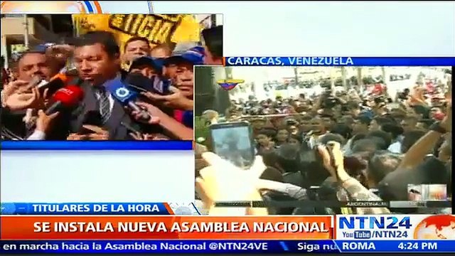 Esta es la Asamblea de la transición a la democracia : María Corina Machado sobre instalación del Parlamento venezolano