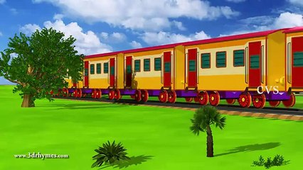 Engine Engine Number 9 - 3D Animation English Nursery rhyme for children