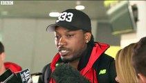 Chris Gayle fined in Big Bash League reporter