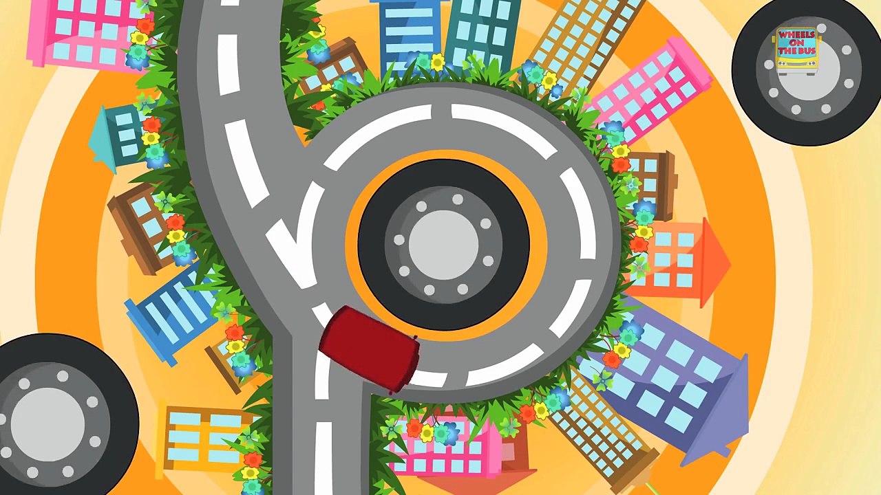 Wheels on the bus go round and round | Nursery rhyme and kids songs