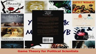 PDF Download  Game Theory for Political Scientists Download Full Ebook