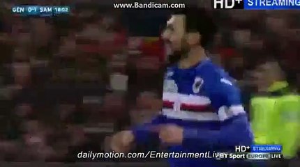 Roberto Soriano Super Goal Genoa 0-1 Sampdoria Serie A 5.01.2016 HD