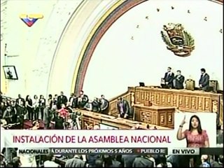 La juramentación de Ramos Allup como presidente de la AN