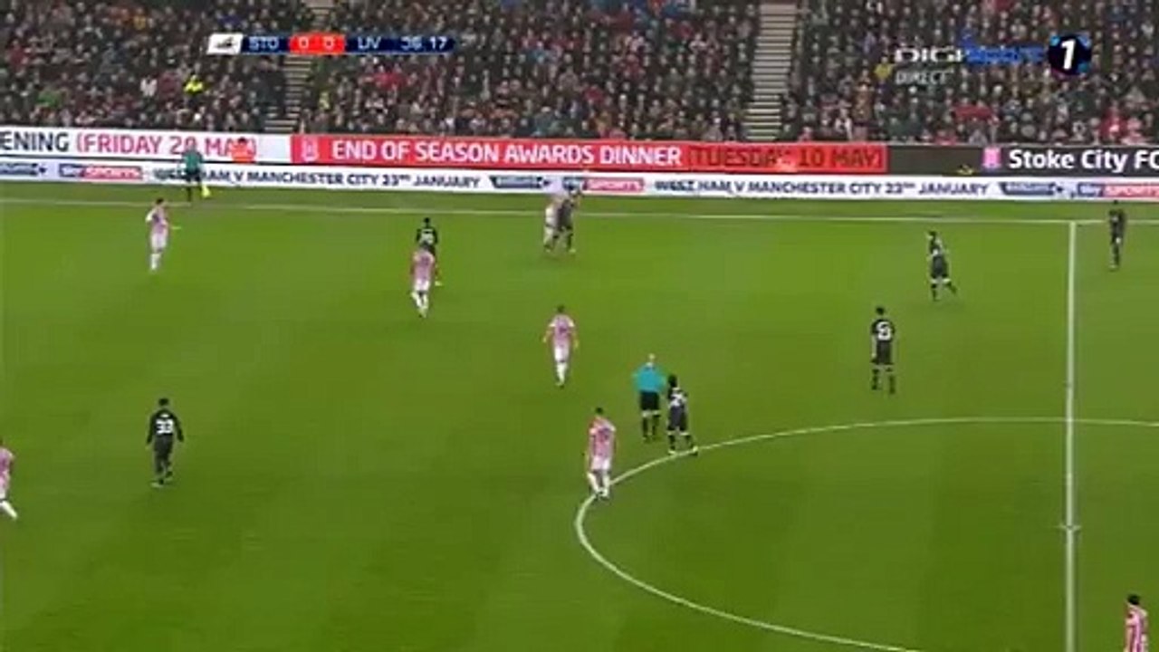 Jordan Ibe Goal HD | Stoke 0-1  Liverpool 05.01.2015 ( HD )