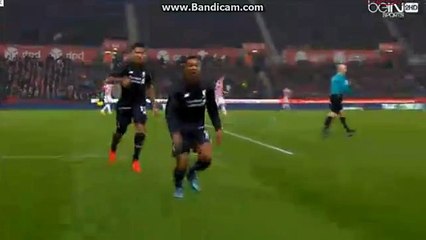 Jordan Ibe Goal 0:1 | Stoke City vs Liverpool FC (Capital One Cup) 06.01.2016 HD