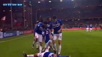 Goal Eder - Genoa 0-2 Sampdoria (05.01.2016) Serie A