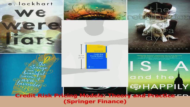 PDF Download Credit Risk Pricing Models Theory and Practice Springer Finance Read Full Ebook