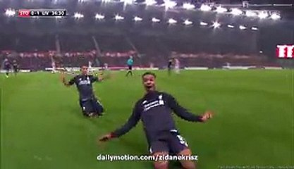 Jordon Fantastic  Goal 0:1 HD - Stoke v. Liverpool - Capital One Cup 05.01.2016 HD