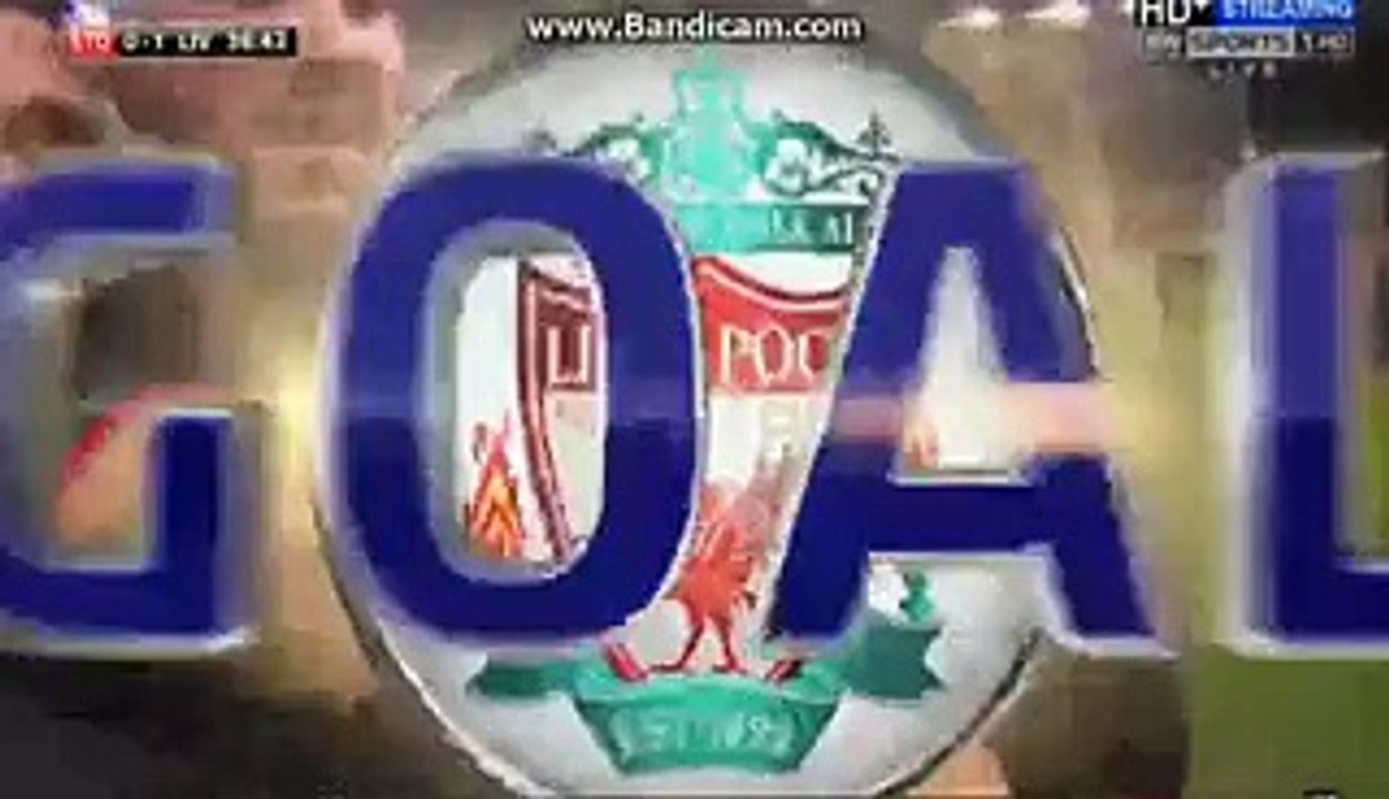 Stoke City 0-1 Liverpool Half Time Goals 05-01-2016