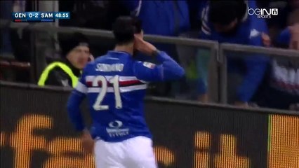 Roberto Soriano 2nd Goal HD - Genoa C.F.C. 0-3 Sampdoria 05.01.2016 HD