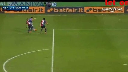 Roberto Soriano Goal - Genoa 0 - 3 Sampdoria - 05_01_2016