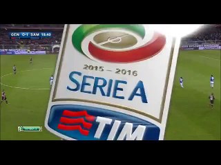 All Goals in First Half Italy  Serie A - 05.01.2016, Genoa 0-2 Sampdoria