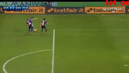 Roberto Soriano Goal - Genoa 0 - 3 Sampdoria - 05_01_2016