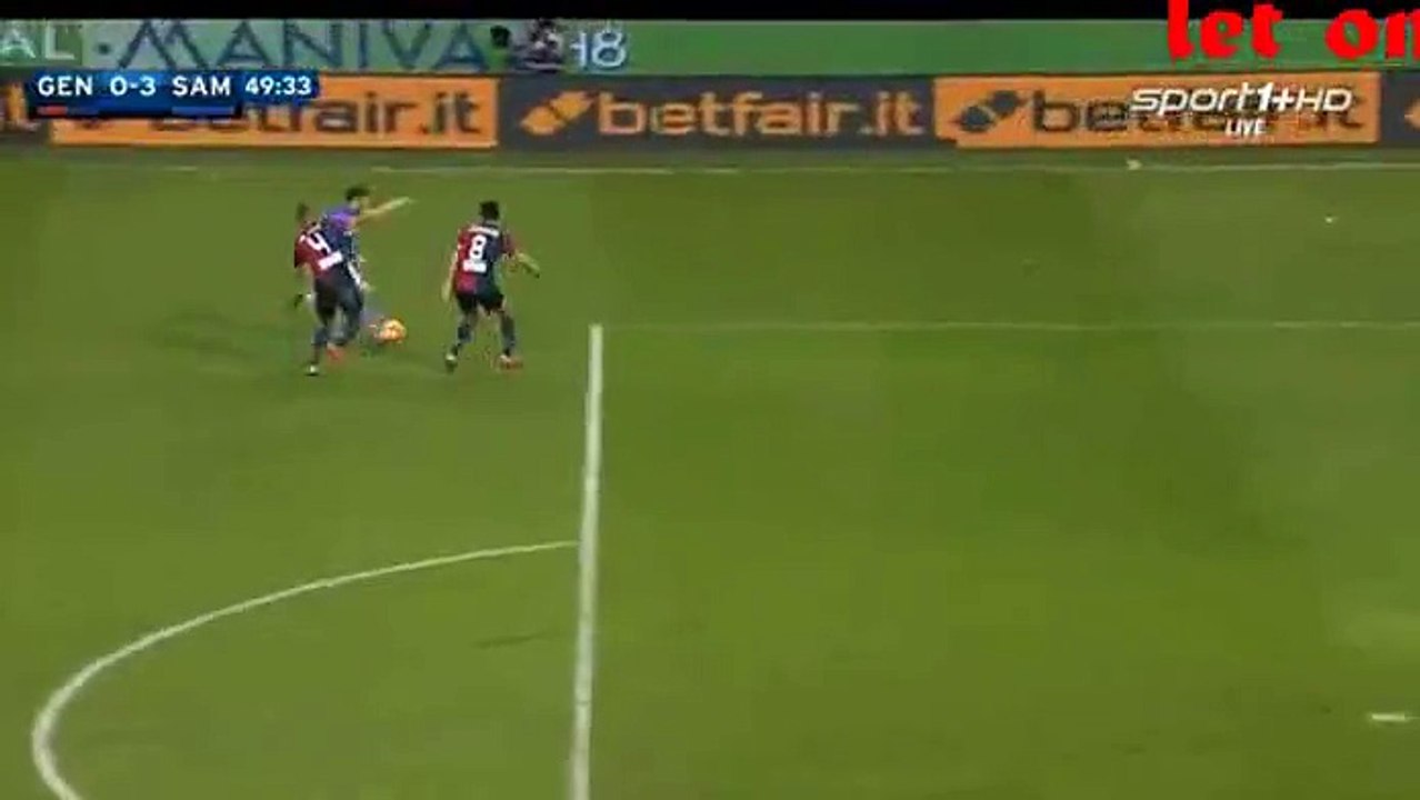 Roberto Soriano Goal - Genoa 0 - 3 Sampdoria - 05_01_2016
