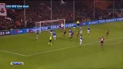 Leonardo Pavoletti Goal - Genoa 1 - 3 Sampdoria - Serie A - 05/01/2016