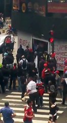 Colectivos causaron destrozos en un Mcdonald's de la Av. Urdaneta