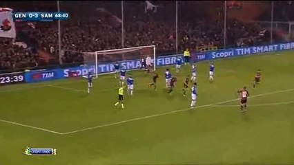 Leonardo Pavoletti Goal - Genoa 1 - 3 Sampdoria - Serie A - 05/01/2016