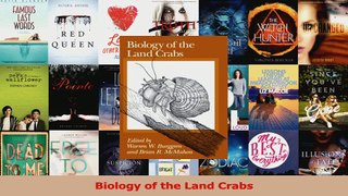 PDF Download  Biology of the Land Crabs PDF Full Ebook