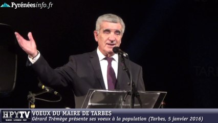 [TARBES] Les voeux de Gérard Trémège (5 janvier 2016)