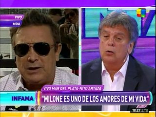 Nito Artaza confirmó estar saliendo con Cecilia Milone