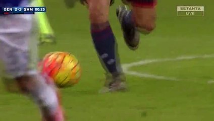 Leonardo Pavoletti Goal - Genoa 2 - 3 Sampdoria - Serie A - 05/01/2016