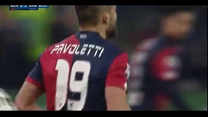 Leonardo Pavoletti Amazing Second Goal Genoa 2-3 Sampdoria Serie A
