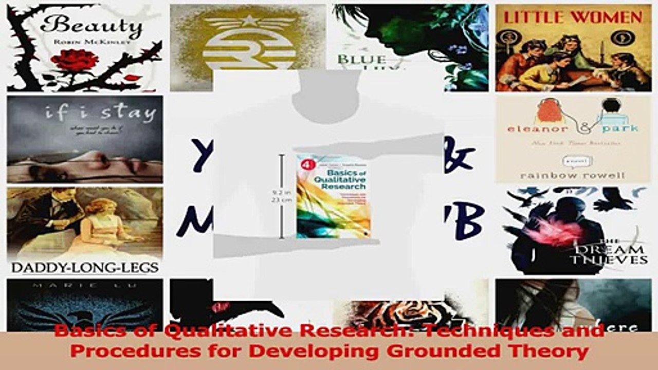 PDF Download  Basics of Qualitative Research Techniques and Procedures for Developing Grounded Theory PDF Full Ebook