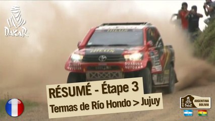 Résumé de l'étape 3 - Auto/Moto - (Termas Rio Hondo / Jujuy)