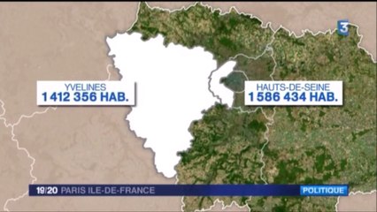 Reportage France 3 Paris sur la possible fusion entre 92 et 78