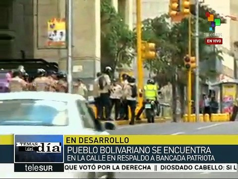 Venezuela: simpatizantes opositores realizan concentración en Caracas