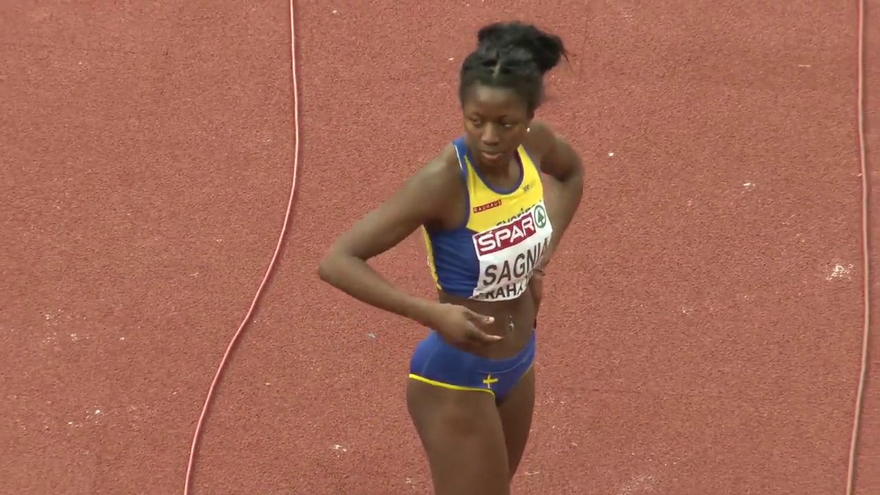 Khaddi Sagnia 2015, gorgeous Swedish Long Jumper - Dailymotion Video