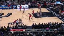 Manu Ginobili's Bullet Pass | Rockets vs Spurs | January 2, 2016 | NBA 2015-16 Season