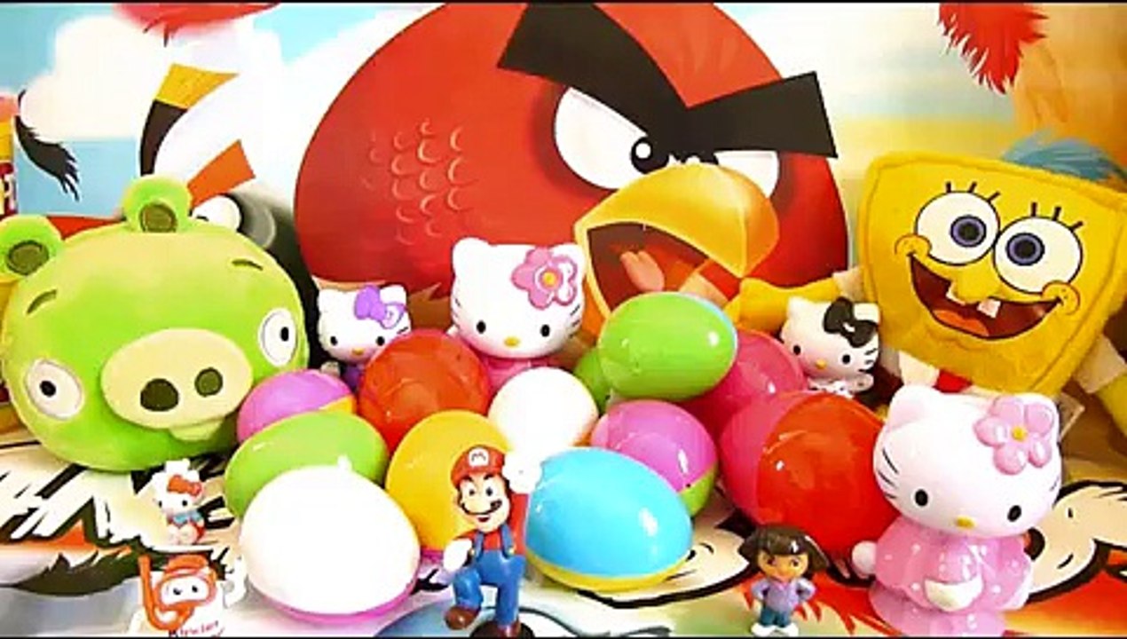 angry birds Surprise Eggs Маша и Медведь Kinder Masha i Medved Disney Peppa Pig Masha